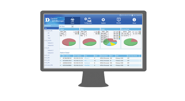 Central WiFiManager Software Controller