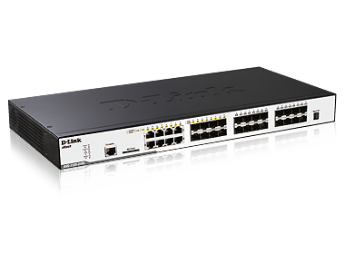 24-PORT GIGABIT XSTACK LAYER 2+ MANAGED STACKABLE SWITCH WITH 24 SFP (4 ...
