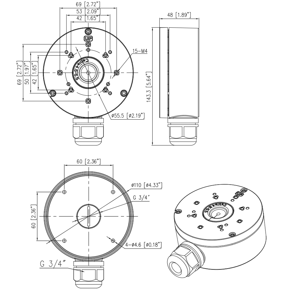 Junction Box for cameras