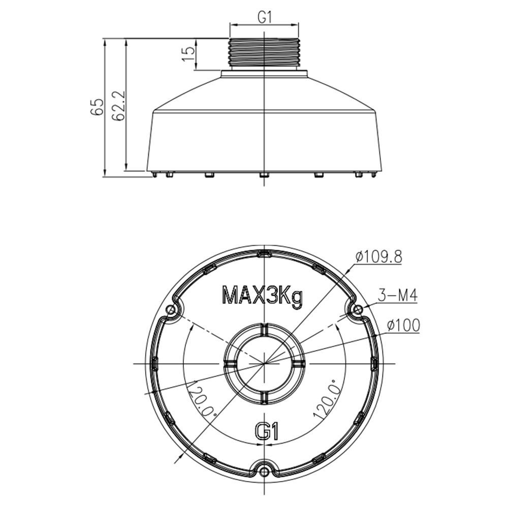 Pendant Cap for cameras