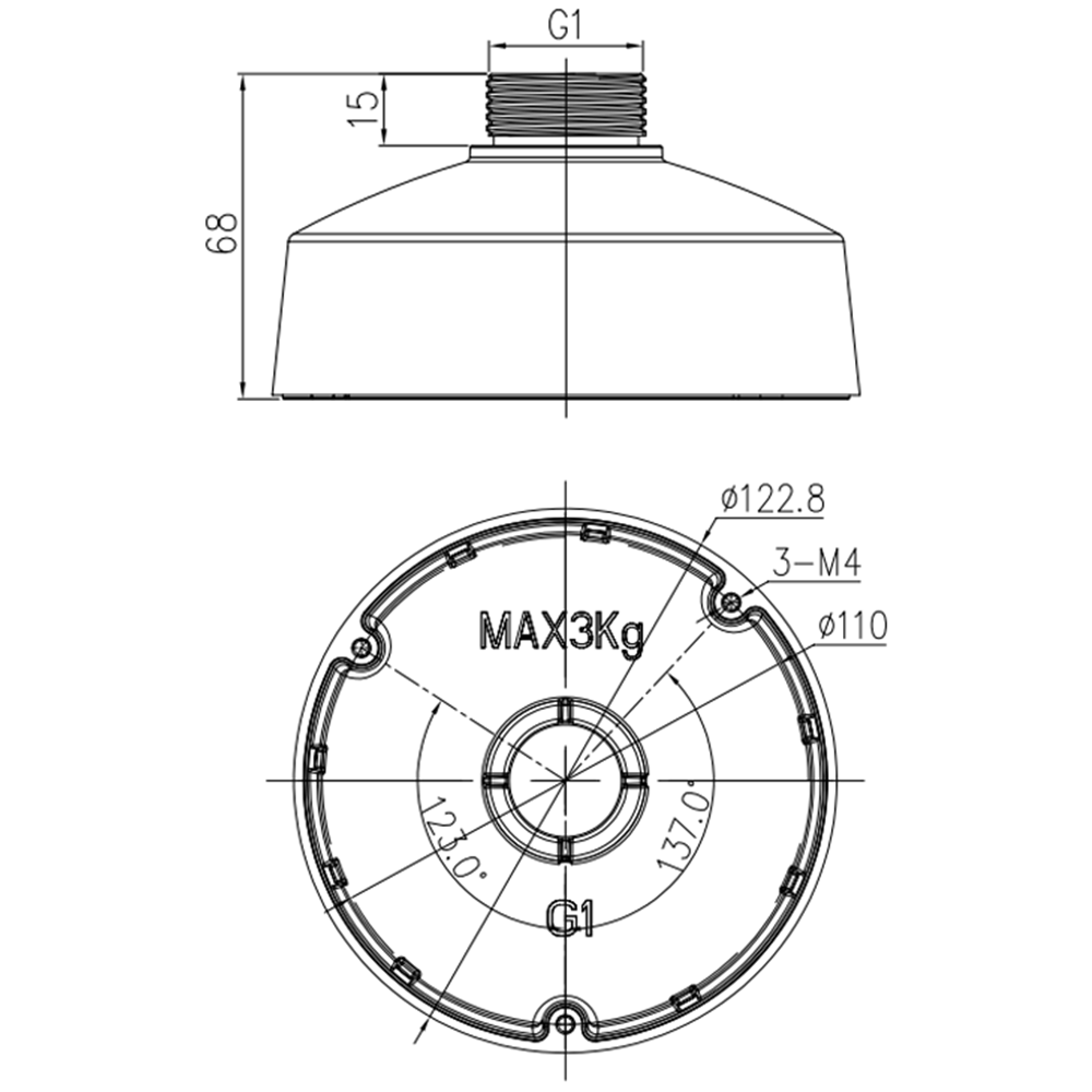 Pendant cap for camera
