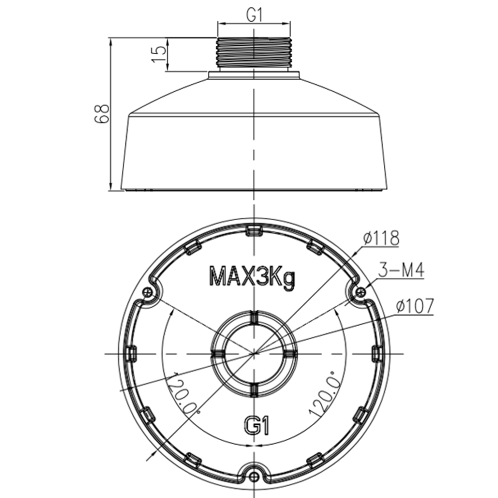 Pendant Cap for cameras